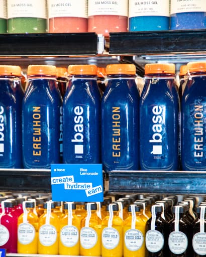 Bottles on Shelf